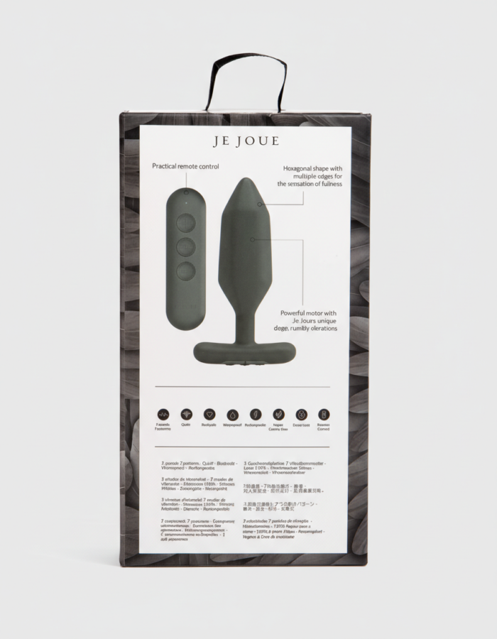 Plug Anal Vibratório Je Joue Onyx Preto - Luxo e Potência - Image 2