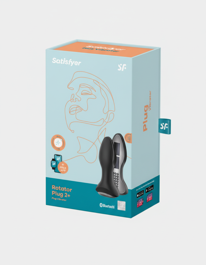 Satisfyer Rotator Plug + App - Plug Anal Giratório e Vibratório - Image 4