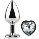SECRET PLAY - METAL BUTT PLUG HEART SMALL SIZE 7 CM